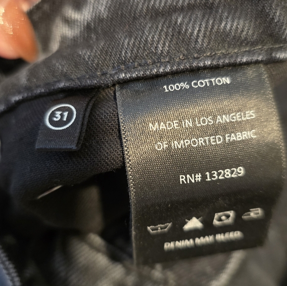 GRLFRND The Melanie High Rise Boot Cut Jean Rockaway Size 31 - Picture 8 of 9